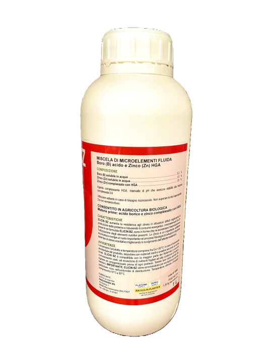 ELICIN BZ è un Fisioattivatore naturale a base di microelementi Boro e Zinco gluconato.