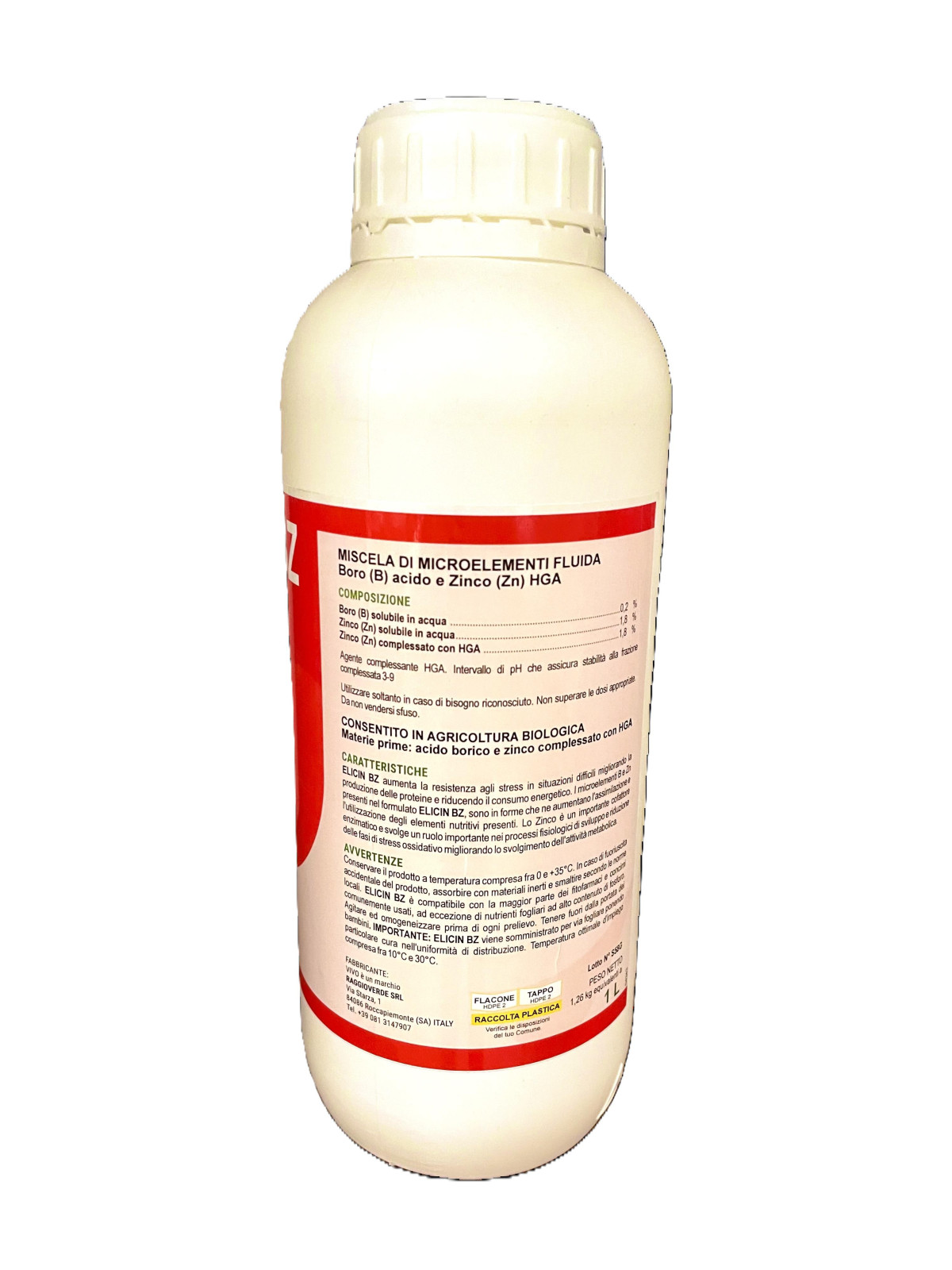 ELICIN BZ è un Fisioattivatore naturale a base di microelementi Boro e Zinco gluconato.