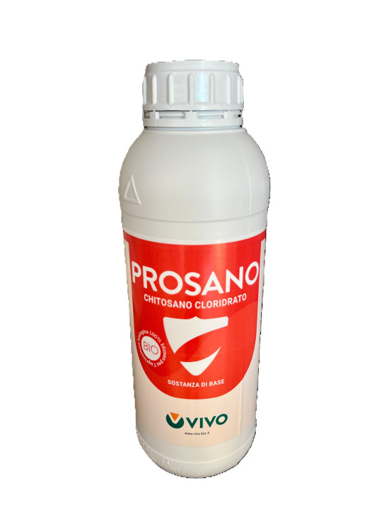 PROSANO è una sostanza di base composto da Chitosano cloridrato a corta catena, che stimola le difese naturali delle piante.