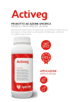 ACTIVEG, biostimolante ottenuto biomassa di Fabaceae, stimola fortemente lo sviluppo radicale e vegetativo delle giovani piante.