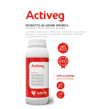 ACTIVEG, biostimolante ottenuto biomassa di Fabaceae, stimola fortemente lo sviluppo radicale e vegetativo delle giovani piante.