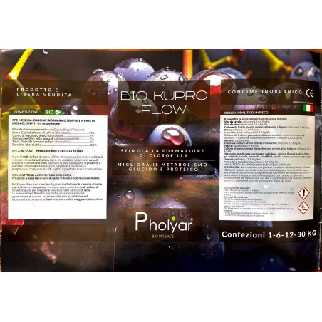 Bio Kupro Flow - Rame Solfato al 14 14% e microelementi.