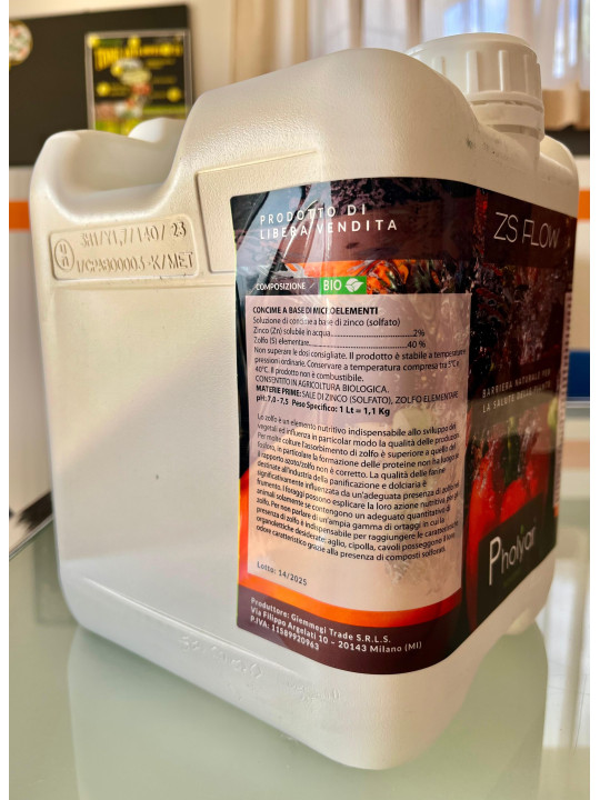 Zolfo elementare al 40% + Zinco al 2% Zolfo elementare al 40% + Zinco al 2%