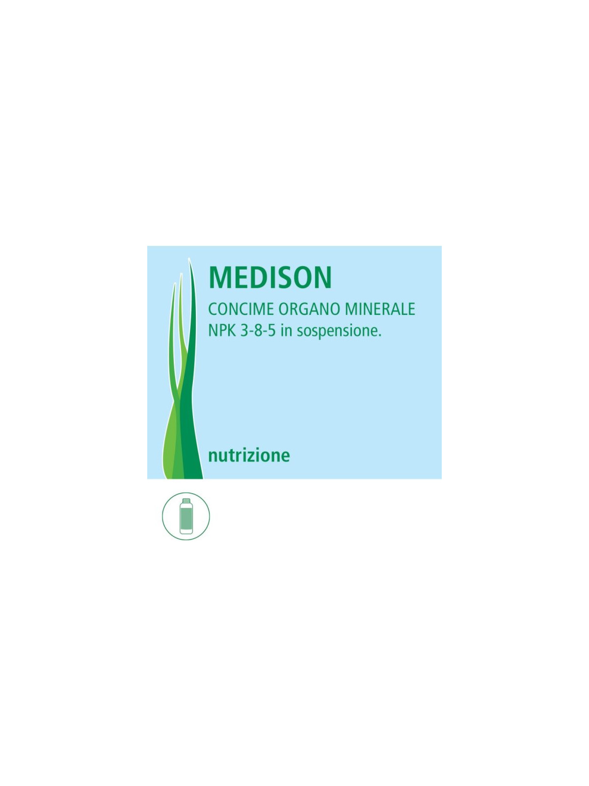 MEDISON - Concime organo minerale NPK 3-8-5 liquido greenagricoltura